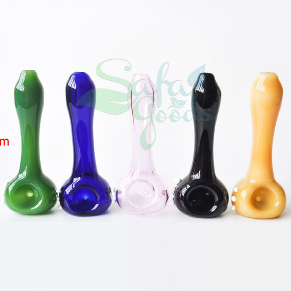 4.5 Inch Glass Hand Pipe with Dots